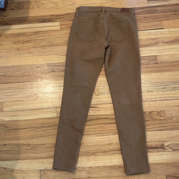 Fossil Super Skinny Light Brown Tan Dotted Patterned Jeans - Size 29 Women’s - Picture 14 of 17